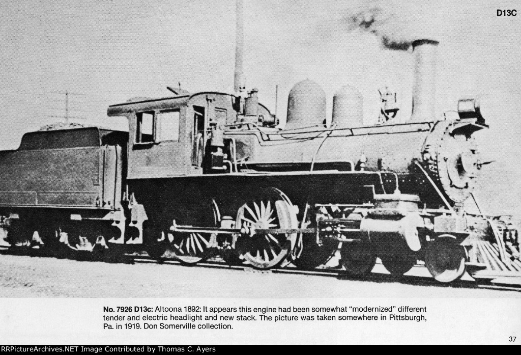 PRR "Class 'D' Locomotives," Page 37, 1981